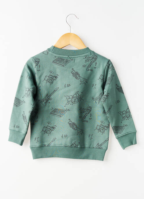 Sweat-shirt imprimé fantaisie manches longues vert NOPPIES garcon