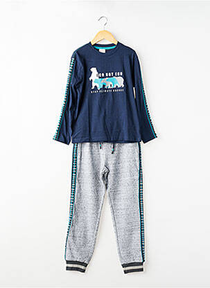 Ensemble pantalon taille élastique bleu BOBOLI garcon