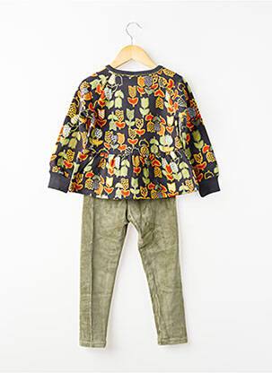 Ensemble pantalon maille fine vert BOBOLI fille