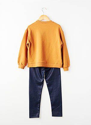 Ensemble pantalon manches longues orange MAYORAL fille