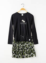 Ensemble jupe coupe droite noir BOBOLI fille