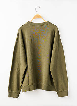 Sweat-shirt coupe droite manches longues vert LE TEMPS DES CERISES garçon