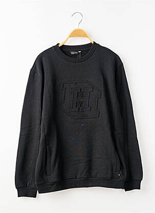 Sweat-shirt manches longues manches longues noir NUKUTAVAKE garcon