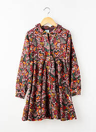 Robe mi-longue manches longues violet BOBOLI fille