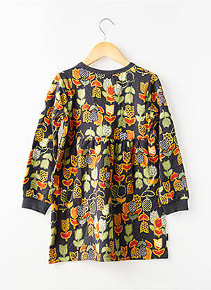 Robe courte manches longues manches longues noir BOBOLI fille