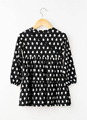 Robe courte manches longues manches longues noir MAYORAL fille