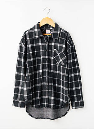 Chemisier manches longues manches longues noir BOBOLI fille