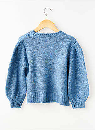 Pull resserrée sur le bas manches longues bleu MAYORAL fille