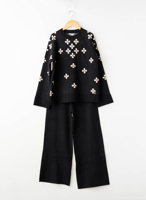Ensemble pantalon maille fine noir MAYORAL fille