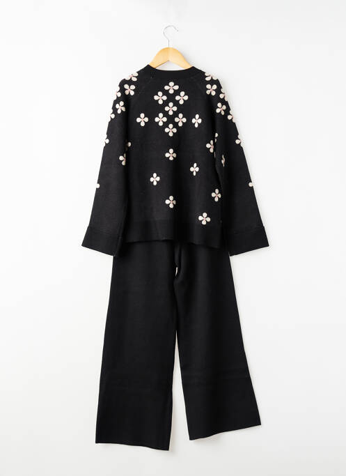 Ensemble pantalon maille fine noir MAYORAL fille