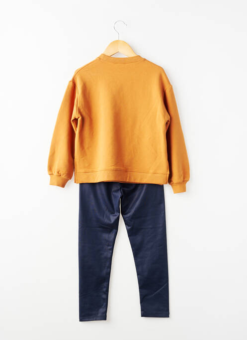 Ensemble pantalon manches longues orange MAYORAL fille