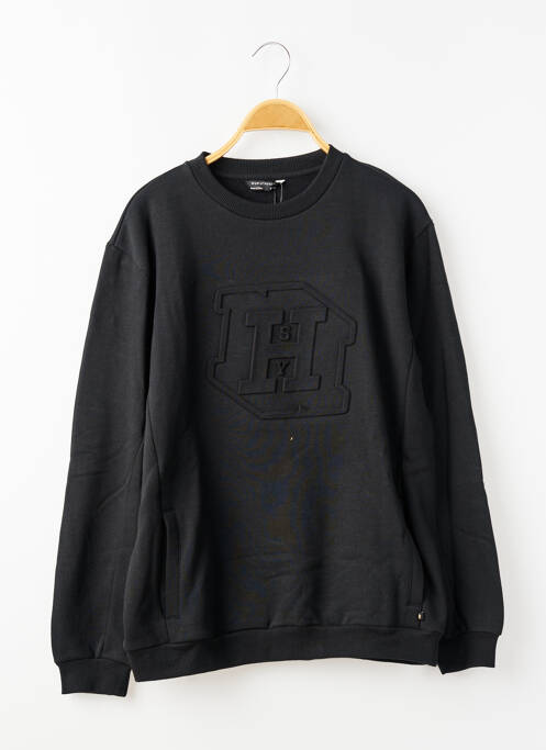 Sweat-shirt manches longues manches longues noir NUKUTAVAKE garcon