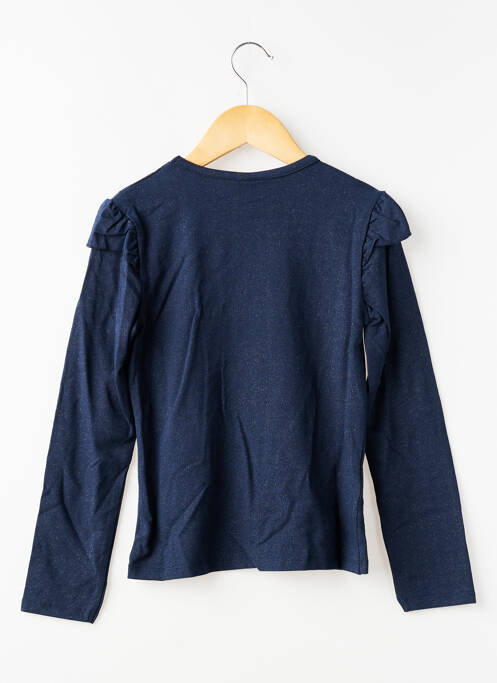 T-shirt stretch manches longues bleu BOBOLI fille