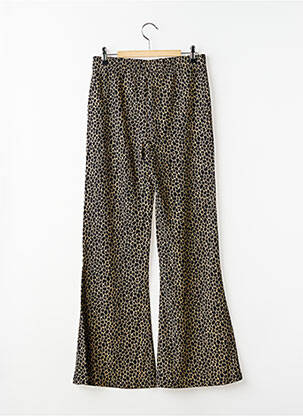 Pantalon large tissage crêpe taille normale noir LE TEMPS DES CERISES femme