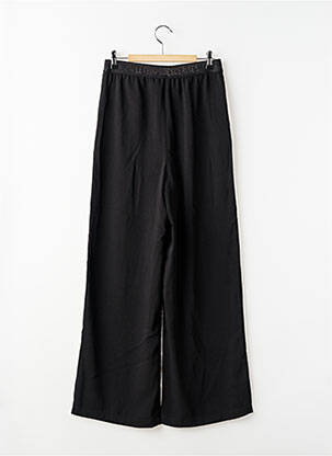 Pantalon large fermeture zippée sous rabat avec crochet taille élastique noir LE TEMPS DES CERISES fille