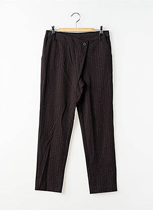 Pantalon droit coupe droite taille élastique noir LE TEMPS DES CERISES fille