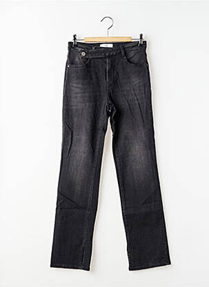Jeans coupe slim poches noir LE TEMPS DES CERISES fille