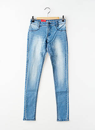 Jeans skinny stretch taille ajustable bleu LEVI'S fille