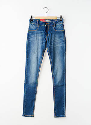 Jeans skinny stretch taille ajustable bleu LEVI'S fille