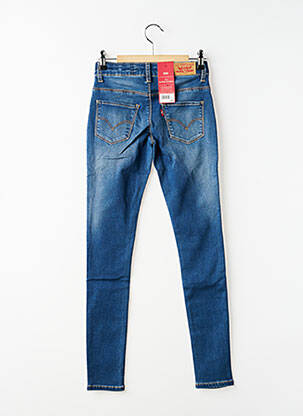 Jeans skinny stretch taille ajustable bleu LEVI'S fille