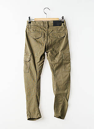 Pantalon cargo stretch taille ajustable vert LE TEMPS DES CERISES garçon