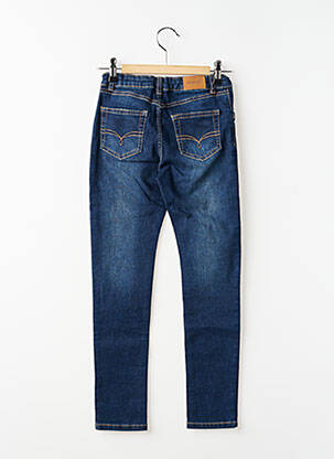 Jeans coupe slim stretch taille ajustable bleu MAYORAL fille