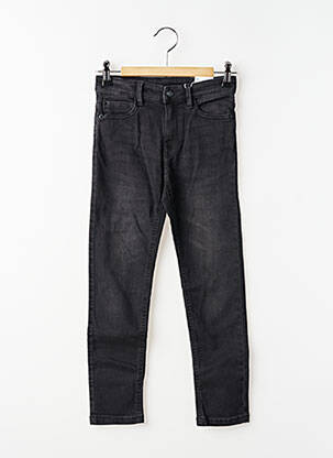 Jeans coupe slim stretch taille ajustable noir MAYORAL fille