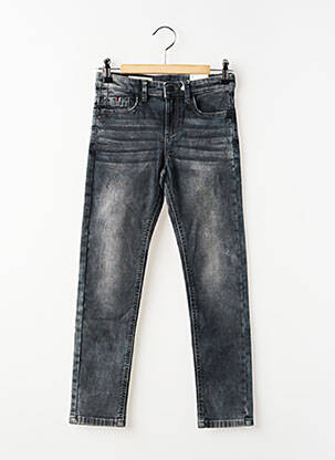 Jeans coupe slim stretch taille ajustable gris MAYORAL garcon