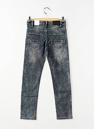 Jeans coupe slim stretch taille ajustable gris MAYORAL garçon