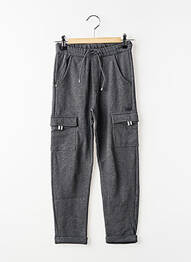 Jogging tissage chiné taille élastique gris BOBOLI garcon