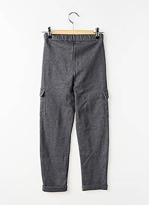 Jogging tissage chiné taille élastique gris BOBOLI garcon