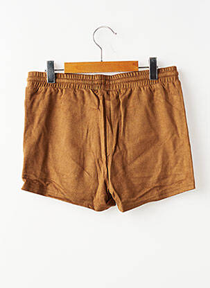 Short stretch taille élastique marron BECKARO fille
