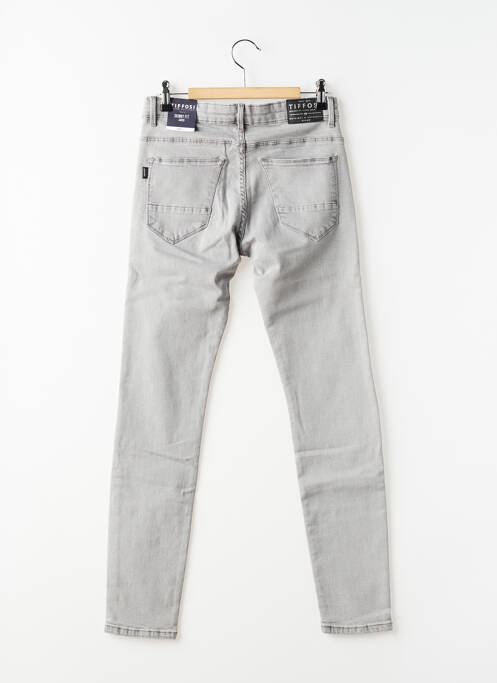 Jeans coupe slim stretch gris TIFFOSI garcon