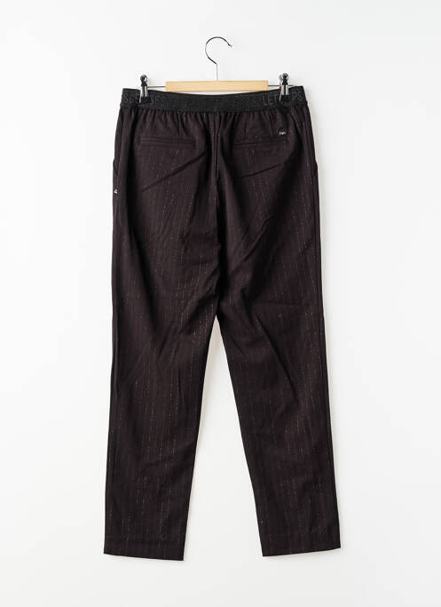 Pantalon droit poches taille élastique noir LE TEMPS DES CERISES fille