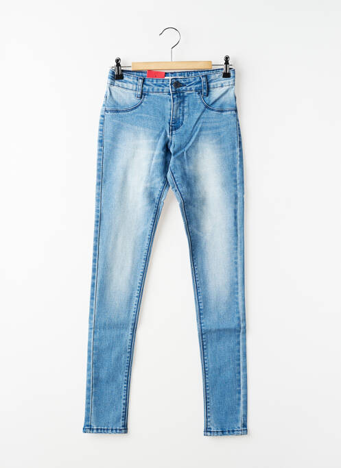 Jeans skinny stretch taille ajustable bleu LEVIS fille