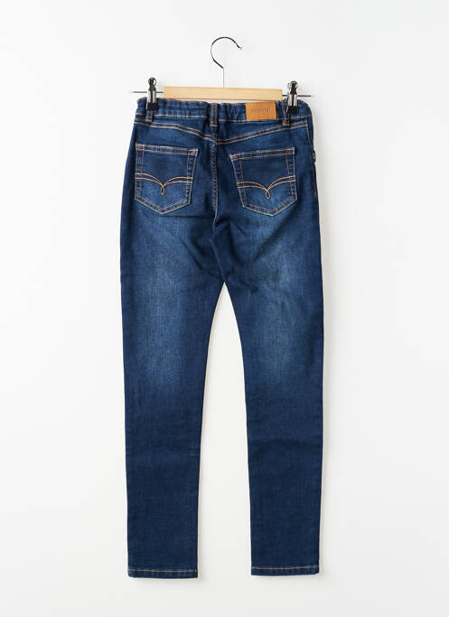Jeans coupe slim stretch taille ajustable bleu MAYORAL fille