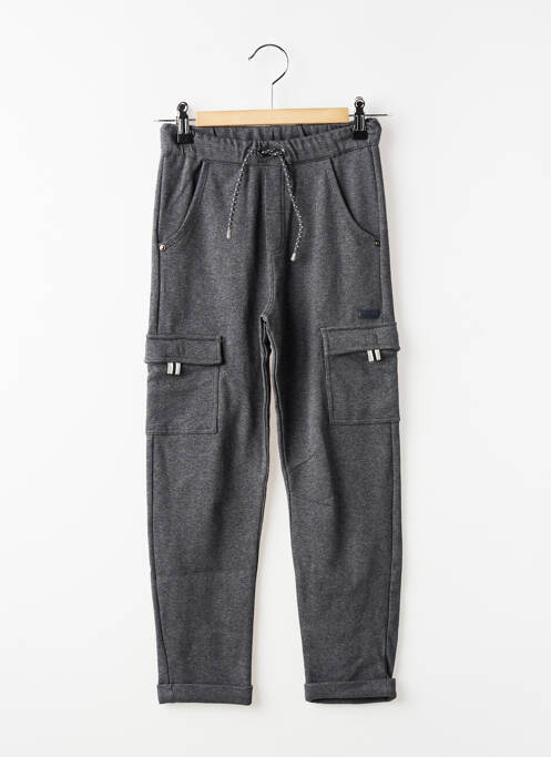 Jogging tissage chiné taille élastique gris BOBOLI garcon