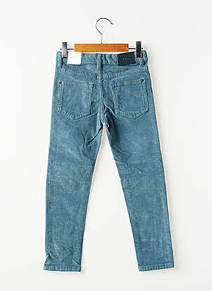 Pantalon slim fermeture zippée sous rabat boutonné bleu MAYORAL garçon