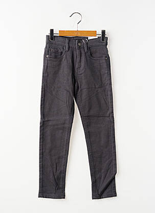 Pantalon slim fermeture zippée sous rabat boutonné gris MAYORAL garçon