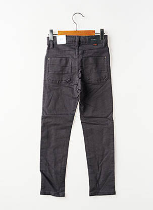 Pantalon slim fermeture zippée sous rabat boutonné gris MAYORAL garçon