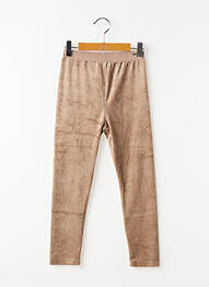 Pantalon slim taille élastique taille élastique beige MAYORAL fille