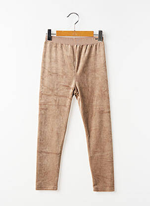 Pantalon slim taille élastique taille élastique beige MAYORAL fille
