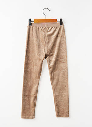 Pantalon slim taille élastique taille élastique beige MAYORAL fille