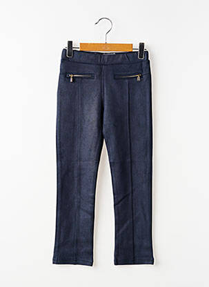 Pantalon slim taille élastique taille élastique bleu MAYORAL fille