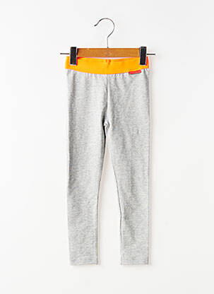 Legging slim taille élastique gris NONO fille
