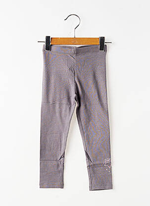 Legging slim taille élastique gris 3 POMMES fille