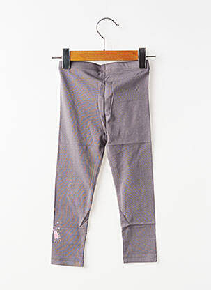 Legging slim taille élastique gris 3 POMMES fille