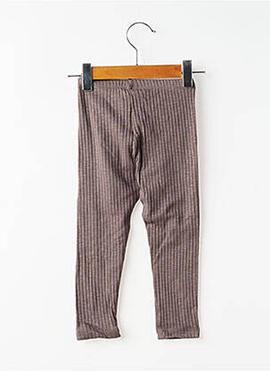 Legging slim taille élastique gris BOBOLI fille
