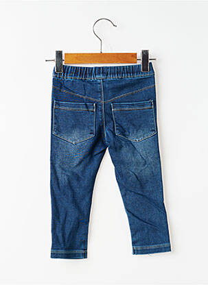 Jeans coupe slim tissage denim taille élastique bleu ABSORBA enfant