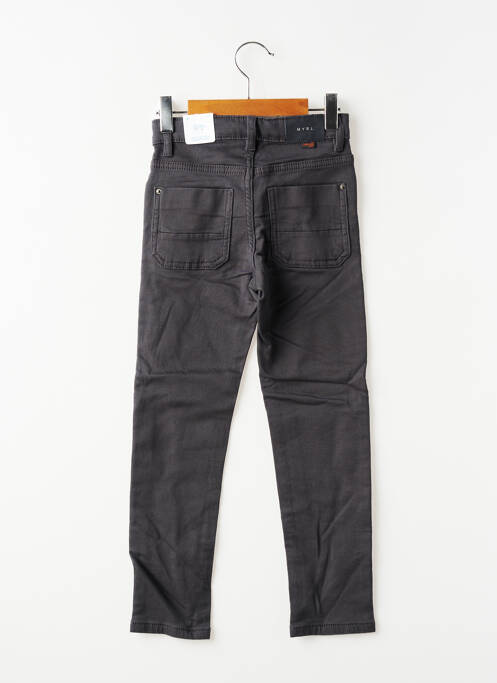Pantalon slim fermeture zippée sous rabat boutonné gris MAYORAL garcon